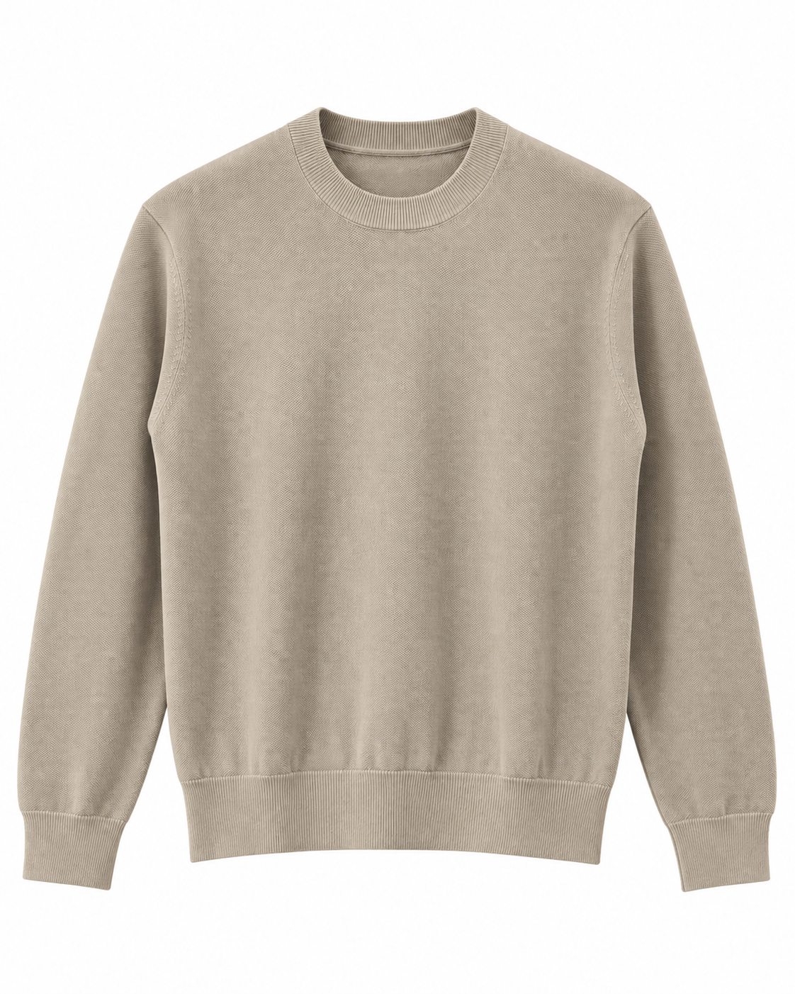 Long Sleeve Knit Crew Neck