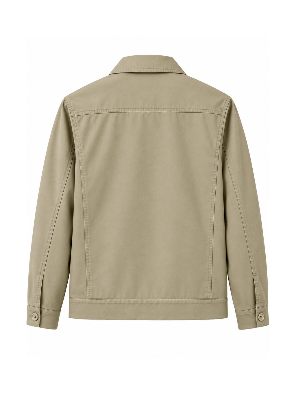 Long Sleeve Lightweight 5 Button Jacket with Collar