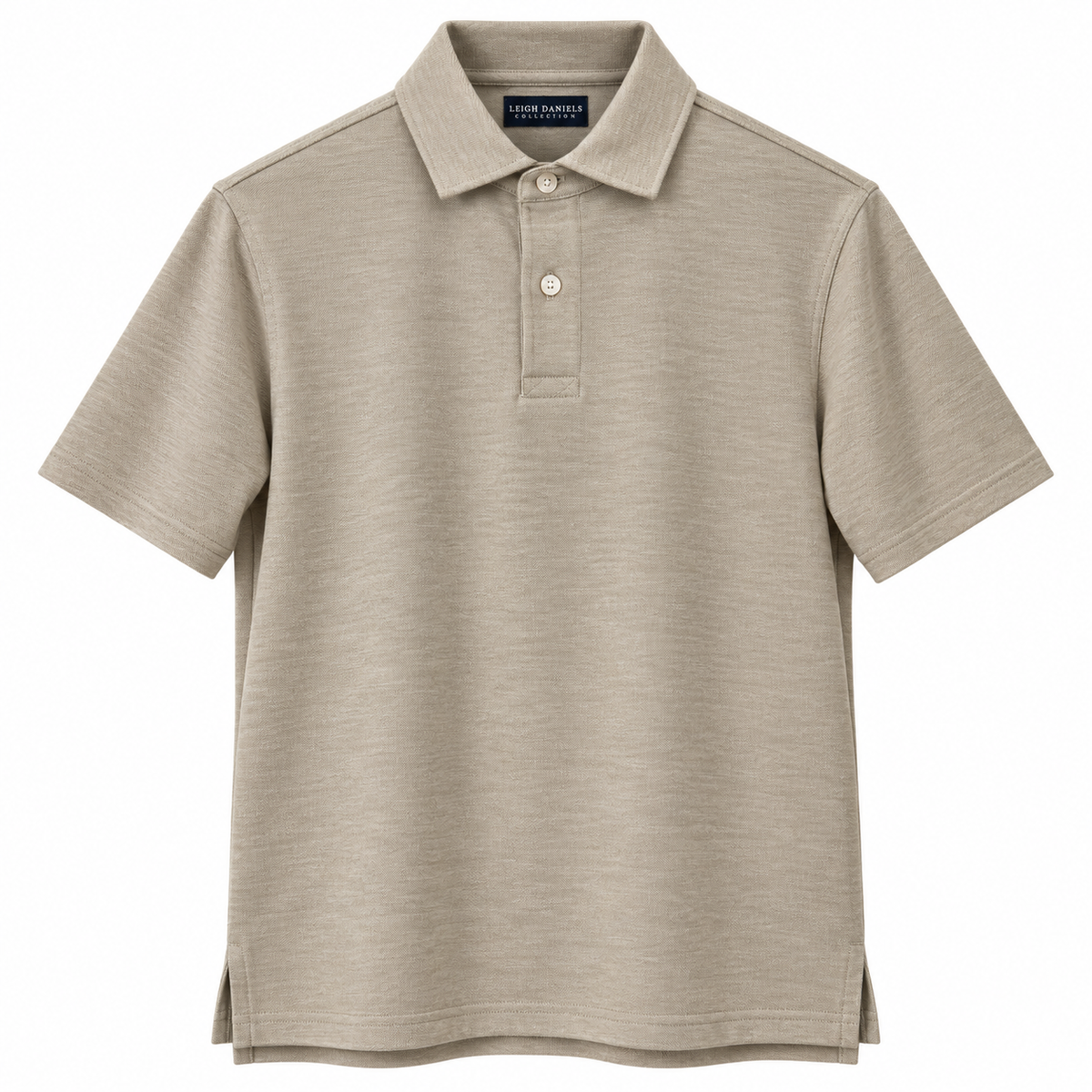 Short Sleeve Pullover with Cutaway Collar