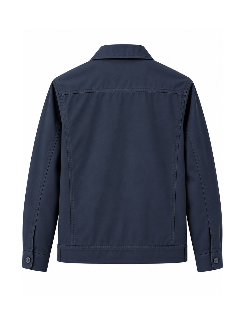 Long Sleeve Lightweight 5 Button Jacket with Collar