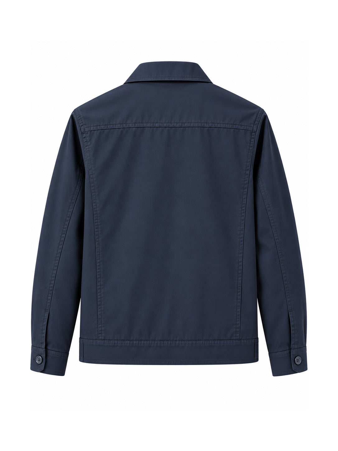 Long Sleeve Lightweight 5 Button Jacket with Collar