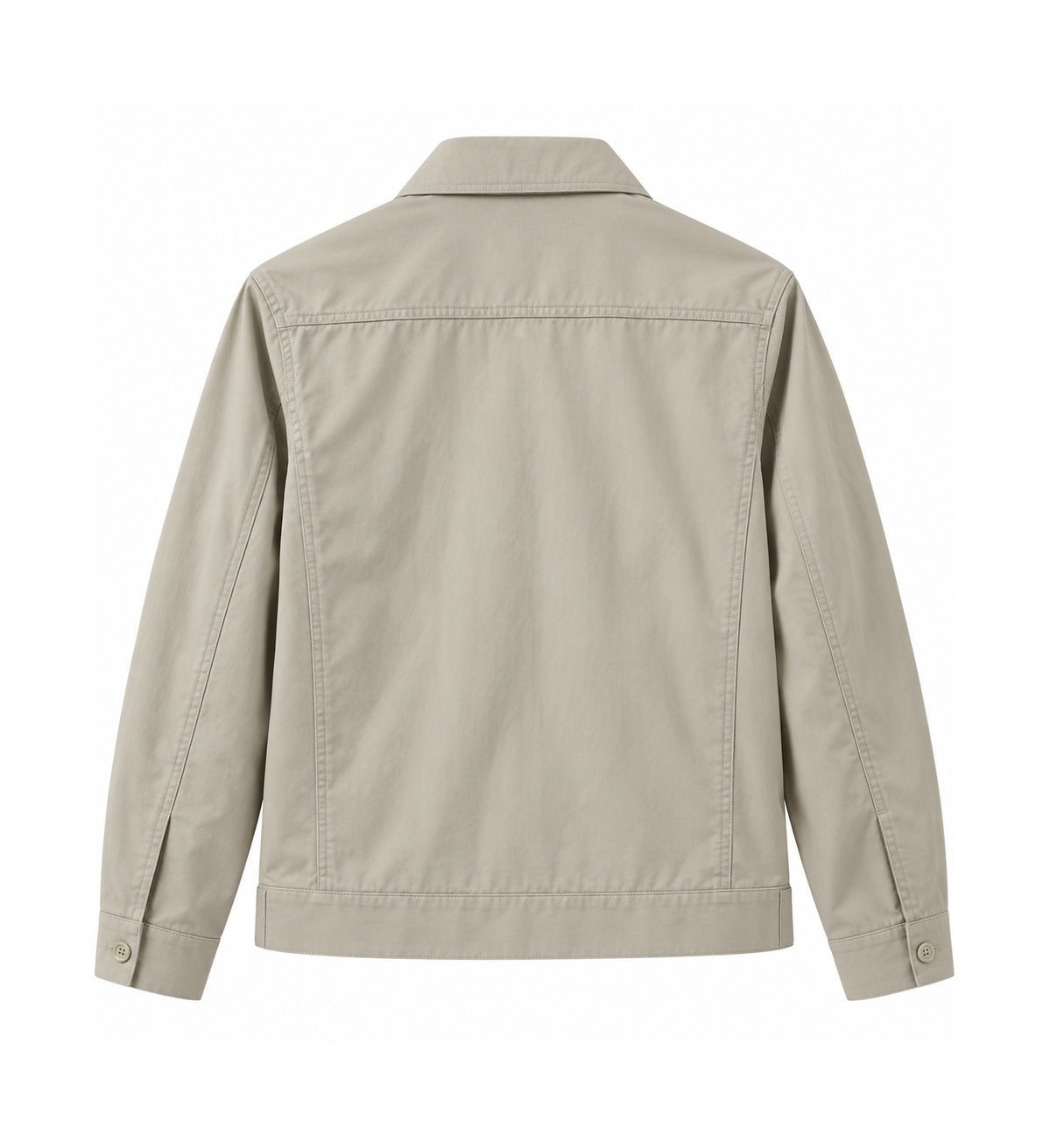 Long Sleeve Lightweight 5 Button Jacket with Collar