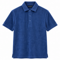 French Terry Cloth Polo Shirt