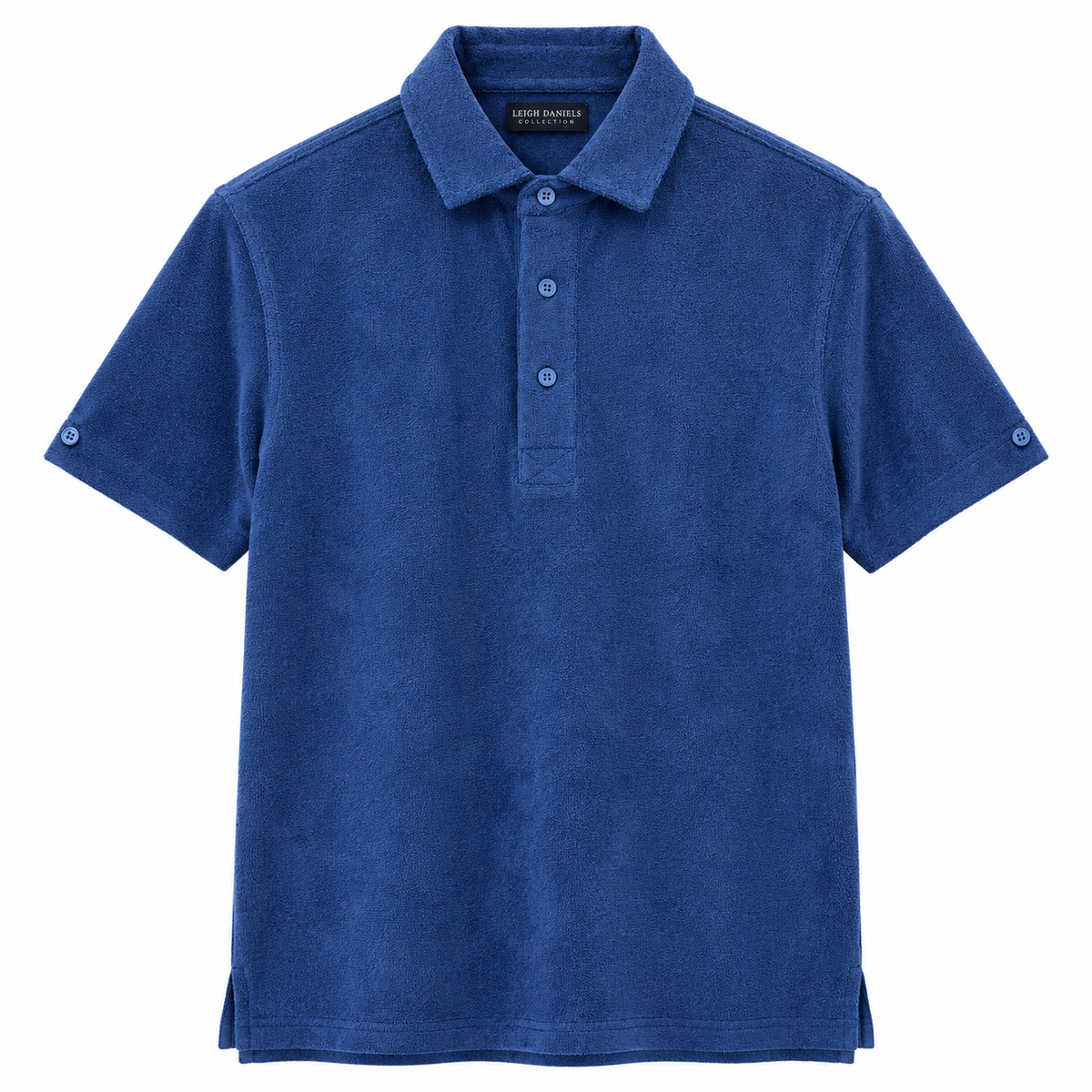 French Terry Cloth Polo Shirt