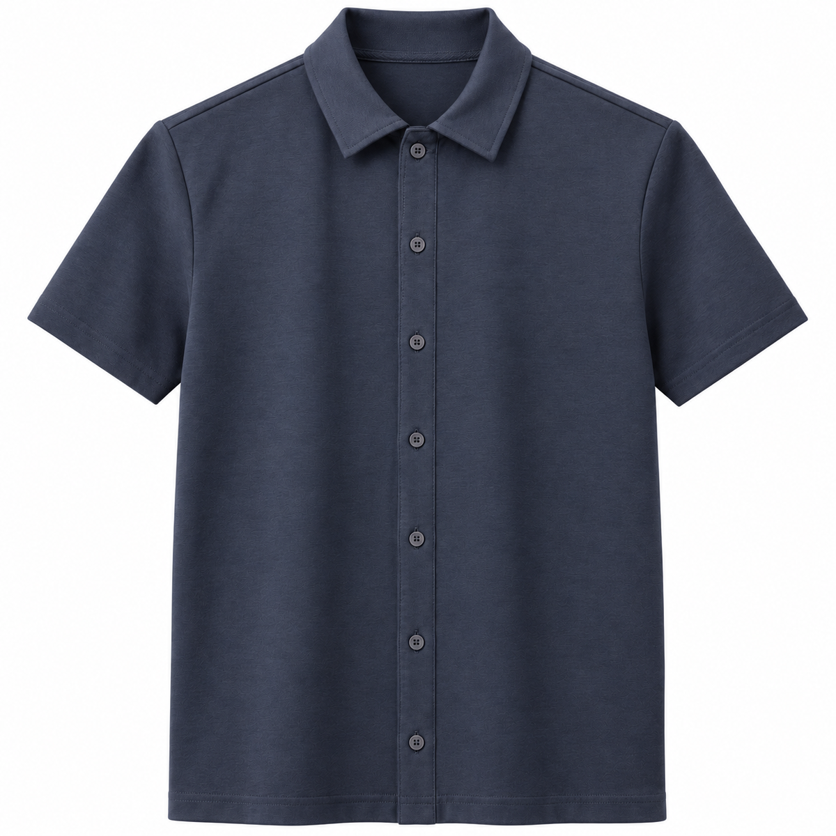 Short Sleeve Knit Shirt Cardigan