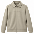 Long Sleeve Zipper Jacket with Collar